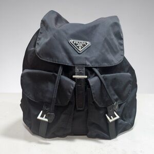 Prada Black Nylon Backpack
